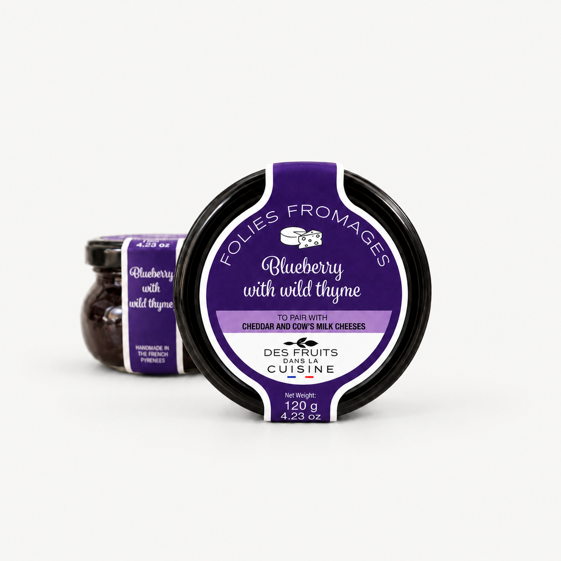 Folies Fromages Blueberry with Wild Thyme Cheese Preserve – 120G