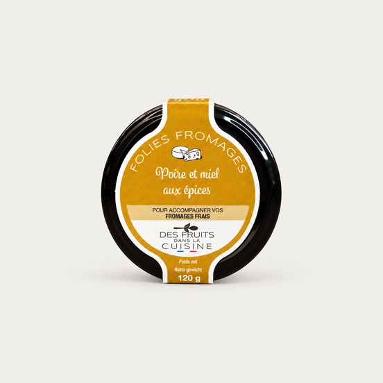 Folies Fromages Pear & Honey with Spices – 120g