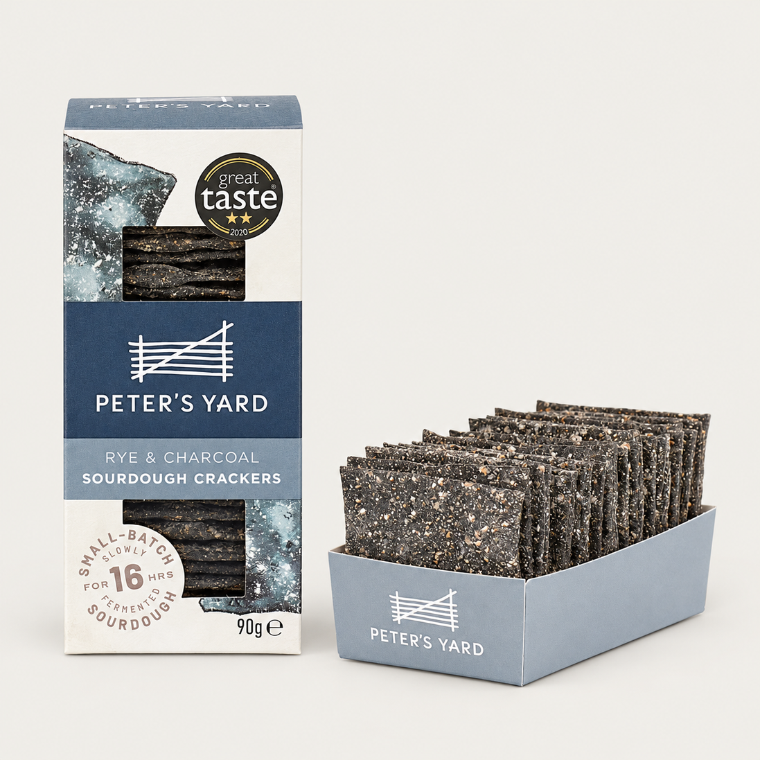 Peter's Yard Rye & Charcoal Sourdough Cracker 110G